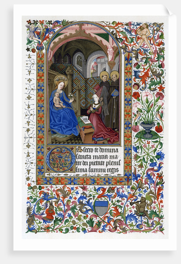 Amadee de Saluces and the Virgin by Anonymous