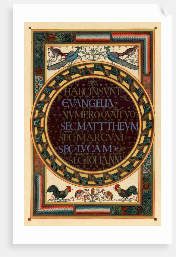 Names of the four Evangelists, c800 AD by Anonymous