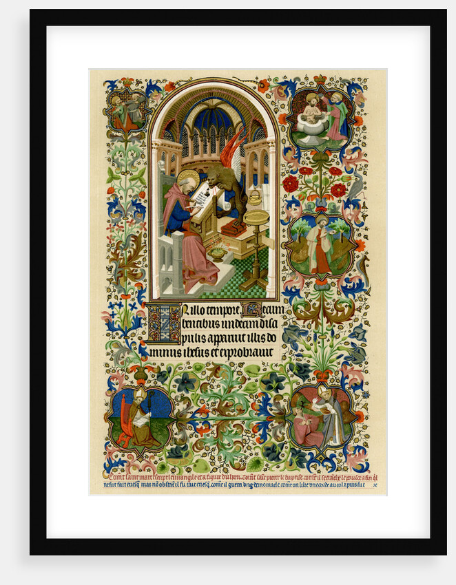 St Mark writing his gospel by Workshop of the Master of the Duke of Bedford