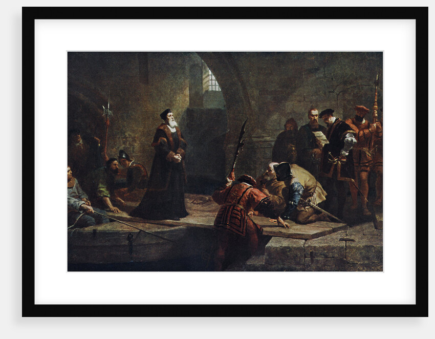 Thomas Cranmer at the Traitor's Gate by Frederick Goodall