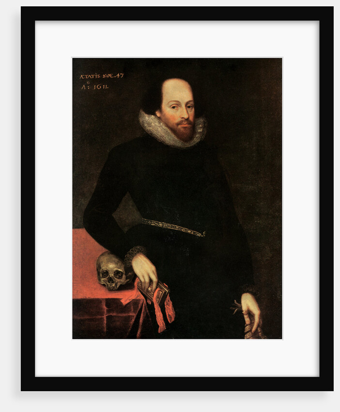 The Ashbourne Portrait of Shakespeare by Cornelius Ketel