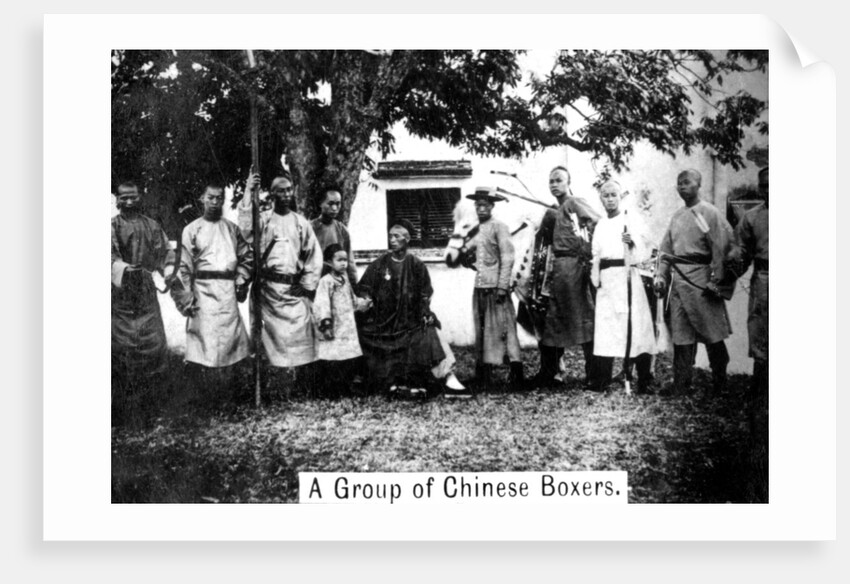 A group of Chinese Boxers by Ogden's Guinea Gold Cigarettes