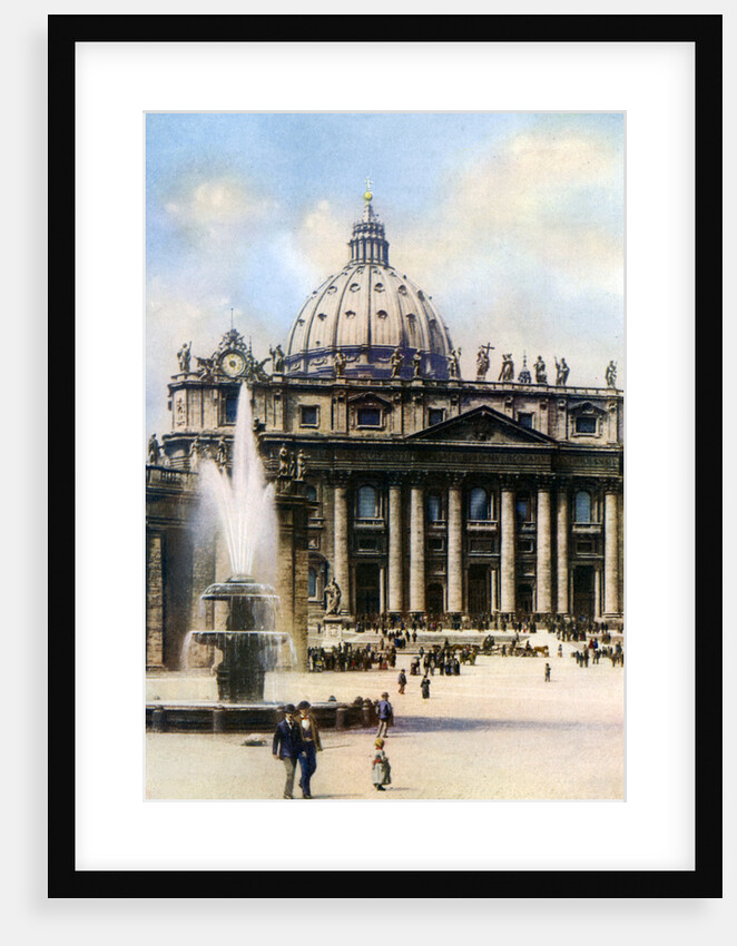 The Basilica of Saint Peter, Rome by Anonymous