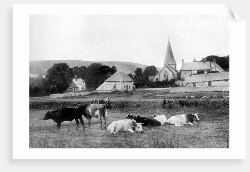 A village church by Anonymous