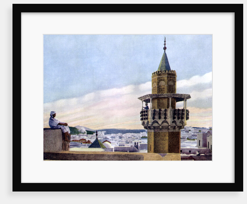 The Muezzin in his Minaret calling the Faithful to Prayer by Anonymous