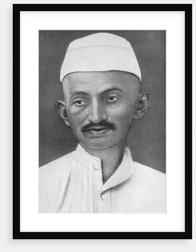 Mohandas Karamchand Gandhi (1869-1948), Indian nationalist leader by Anonymous