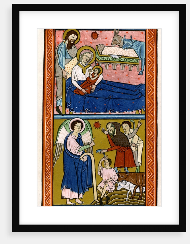 The Nativity and the Annunciation to the Shepherds by Anonymous