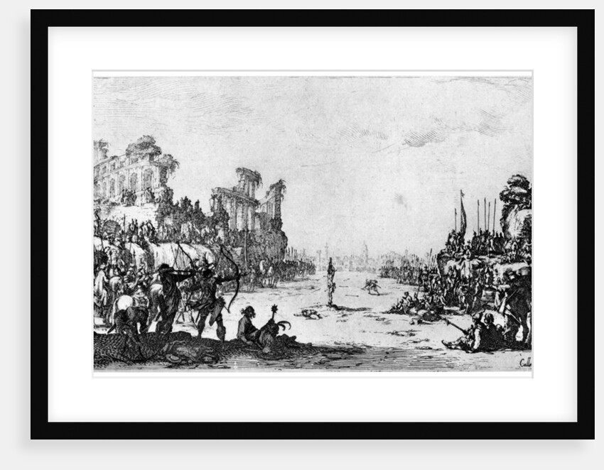 St Sebastien by Jacques Callot