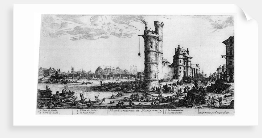 Vue Ancienne de Paris by Jacques Callot