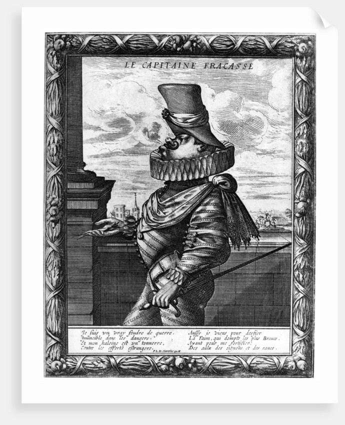 'Capitaine Fracasse', c120-1670 by Abraham Bosse