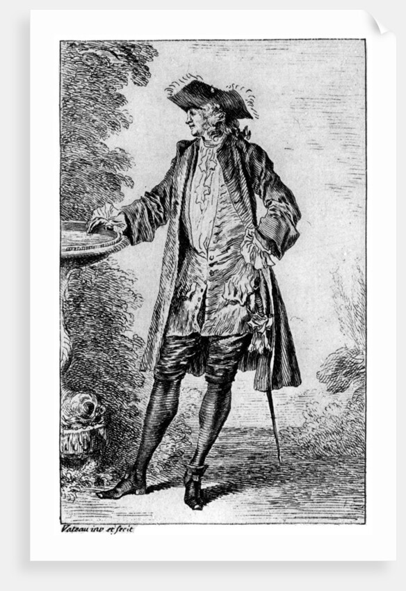 Figure by Jean-Antoine Watteau