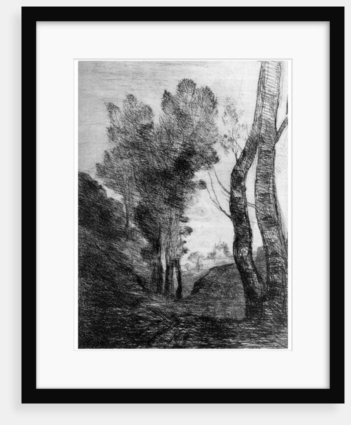 Environs de Rome by Jean-Baptiste-Camille Corot