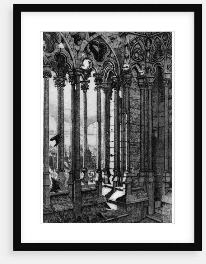 La Galerie Notre-Dame by Charles Meryon
