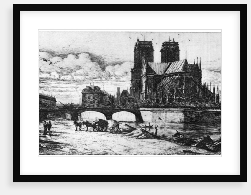 L'Abside by Charles Meryon