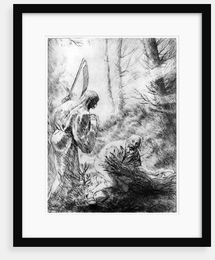 Death of a Woodhewer by Alphonse Legros