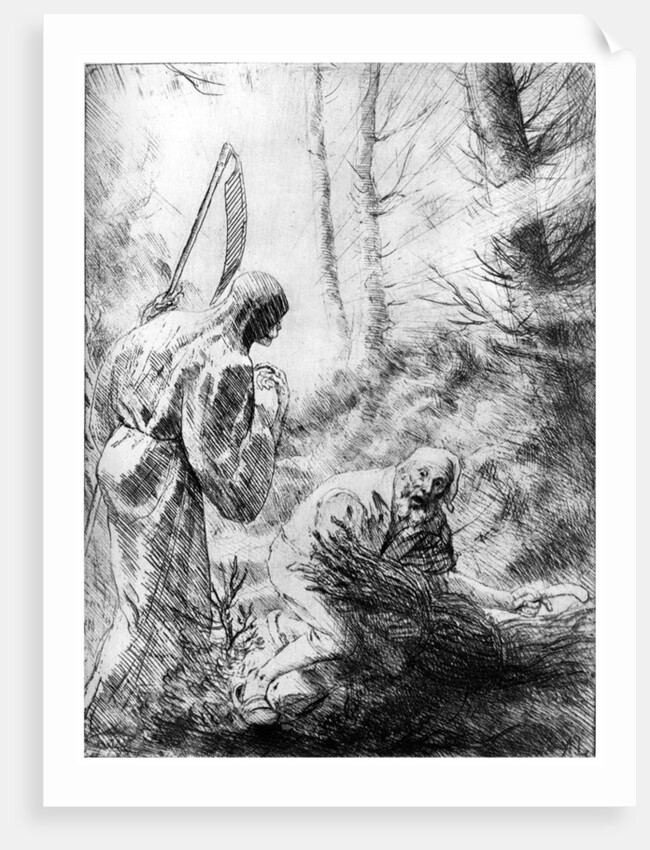 Death of a Woodhewer by Alphonse Legros