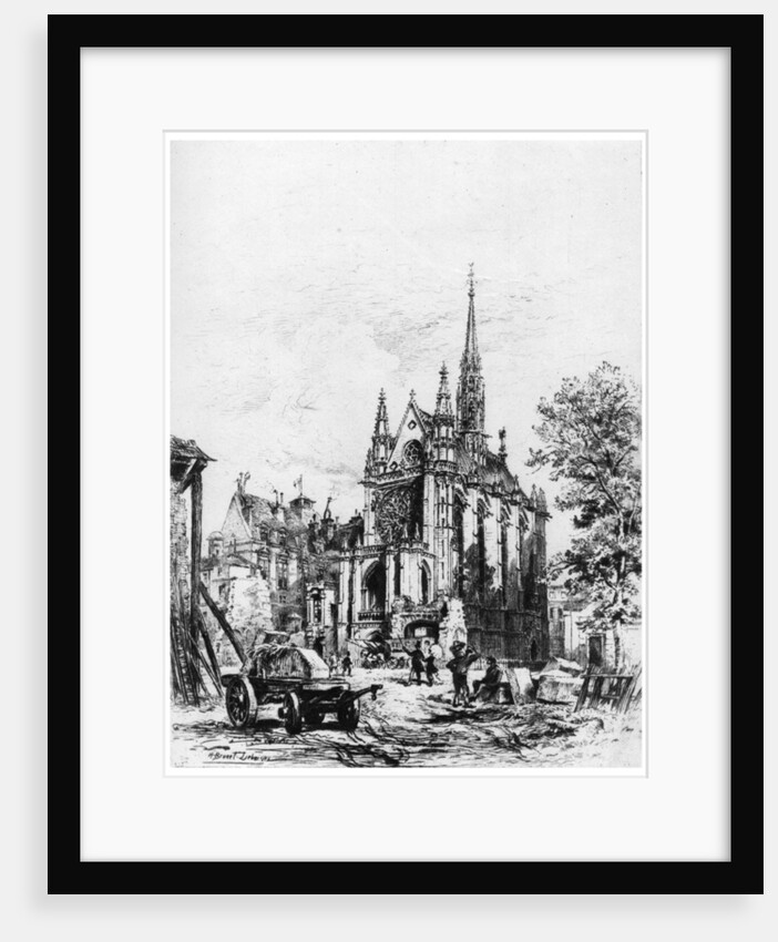 La Sainte-Chapelle by Alfred-Louis Brunet-Debaines