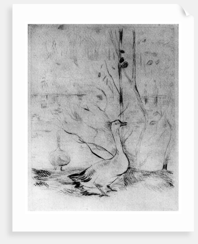'Les Oies', (The Geese) by Berthe Morisot