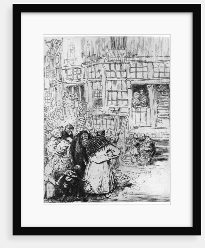 Quartier Juif a Amsterdam by Auguste Lepere