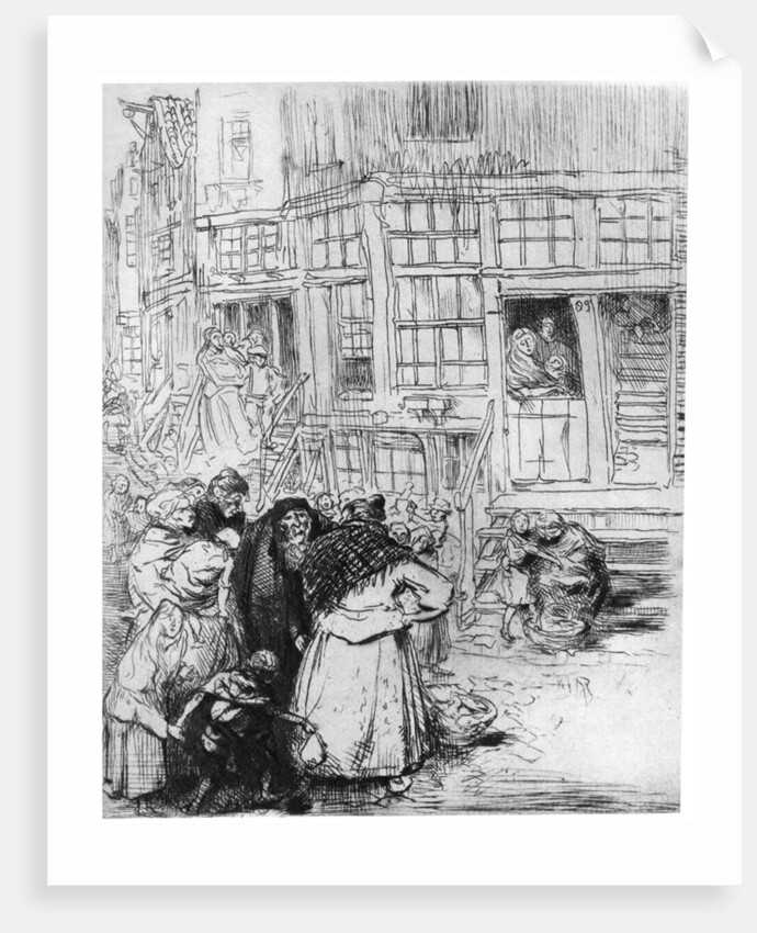 Quartier Juif a Amsterdam by Auguste Lepere