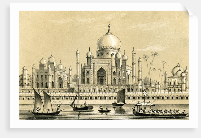 The tomb of the favourite Sultan of Akbar Khan at Agra by Anonymous