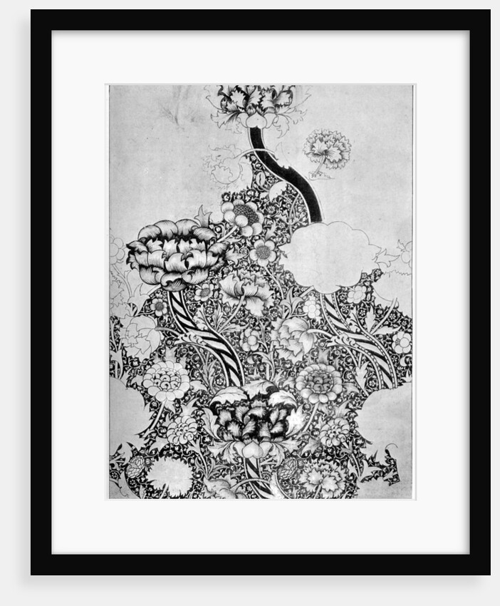 The 'Wandle' pattern printed on cotton by William Morris