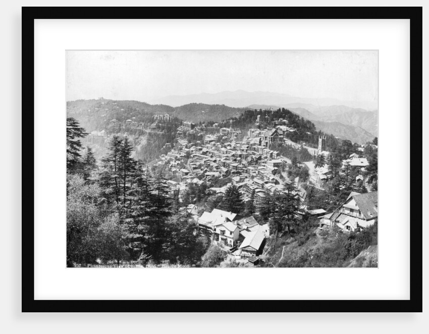 View of Shimla, from 'Bonnie Moon', India by Anonymous