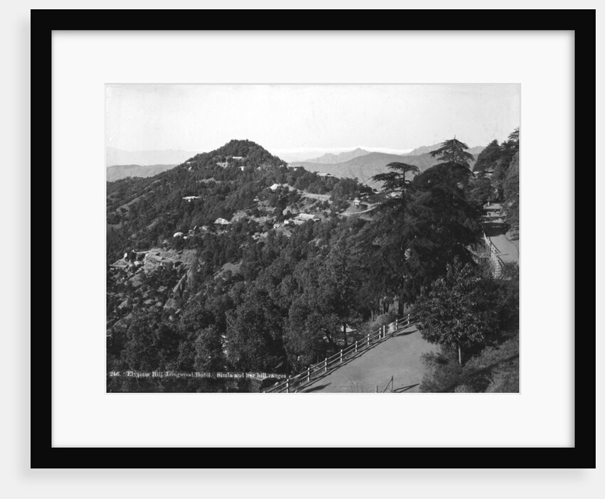 Longwood Hotel, Elysium Hill, Shimla hill range, India by Anonymous