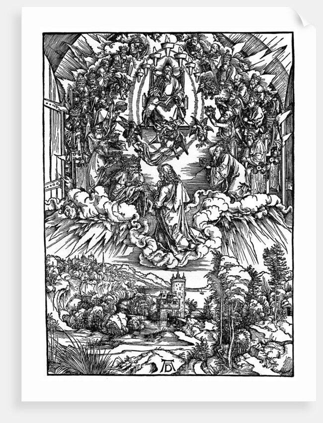 Scene from the Apocalypse, St John before God the Father and the Twenty-Four Elders by Albrecht Dürer