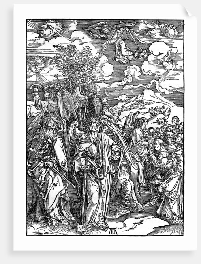 The Four Angels holding the winds by Albrecht Dürer