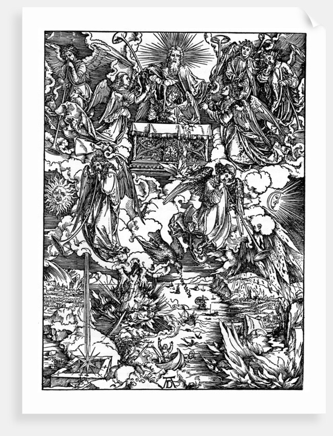 The Opening of the Seventh Seal, The Seven Angels with the trumpets by Albrecht Dürer