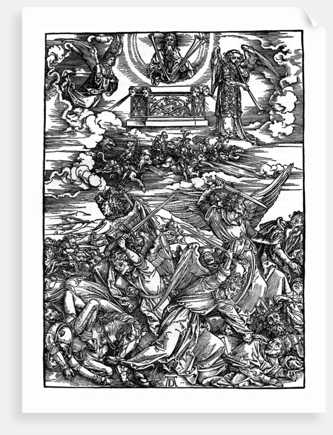 The Four Vengeful Angels by Albrecht Dürer