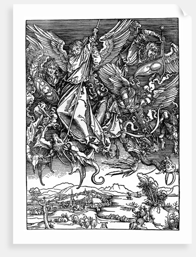 St Michael Battling with the Dragon by Albrecht Dürer
