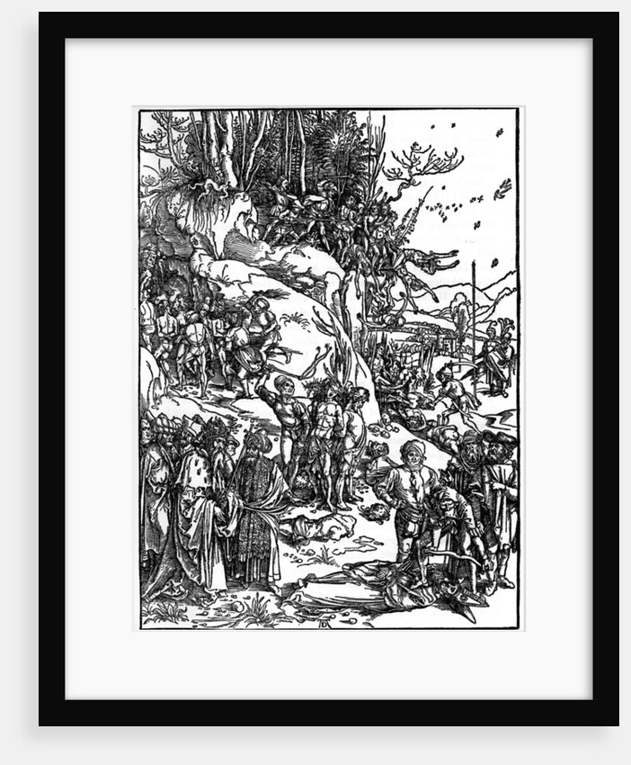 Martyrdom of the Ten Thousand Christians on Mt Ararat by Albrecht Dürer