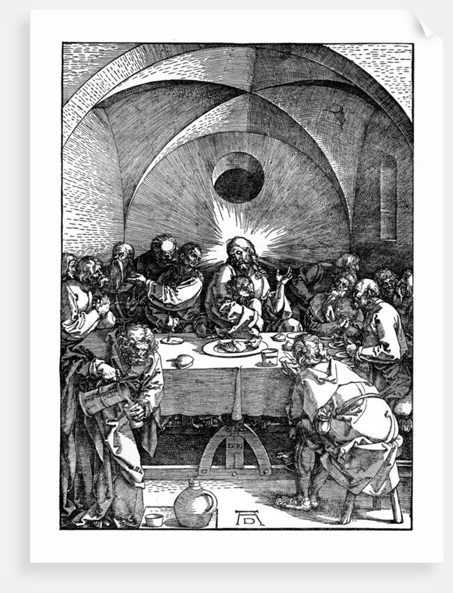 The Last Supper' from the 'Great Passion' series by Albrecht Dürer