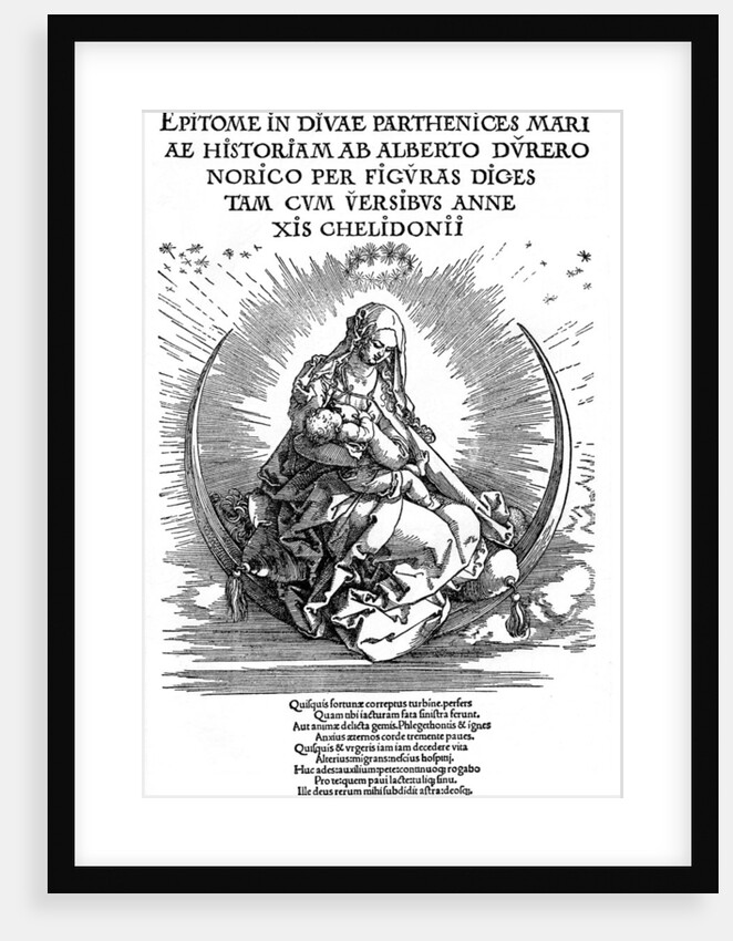 Madonna as Nursing Mother and Divine Being by Albrecht Dürer