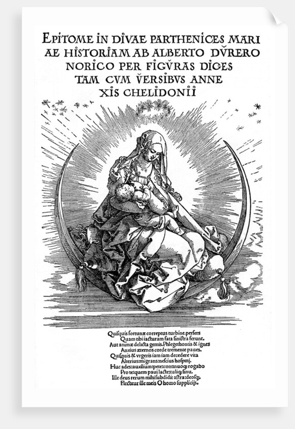 Madonna as Nursing Mother and Divine Being by Albrecht Dürer
