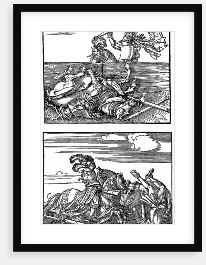 Tournament scenes by Albrecht Dürer
