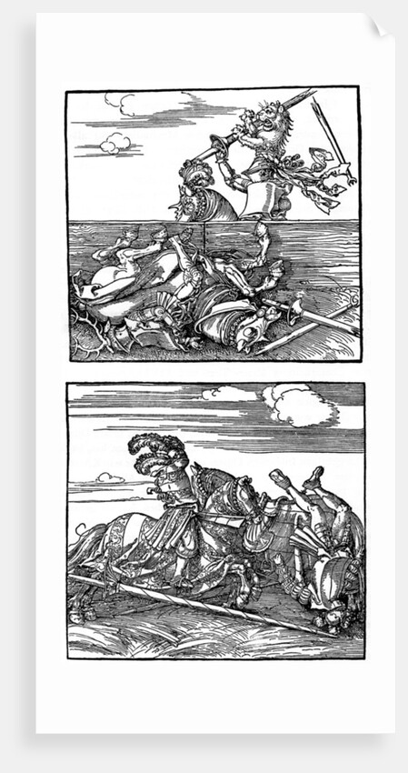 Tournament scenes by Albrecht Dürer