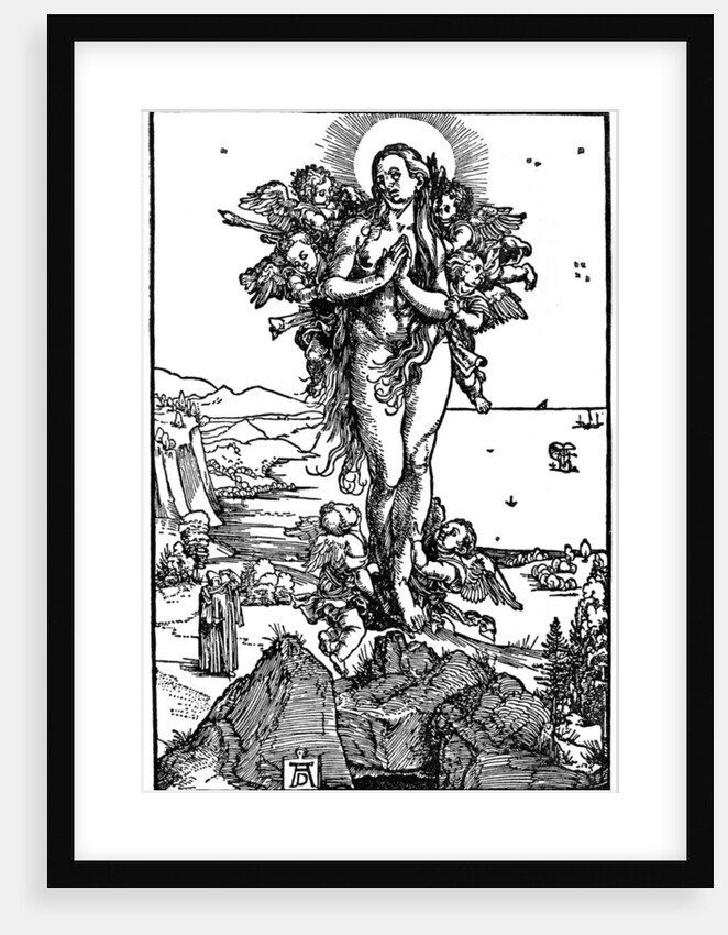 Ascension of Maria Magdalena by Albrecht Dürer