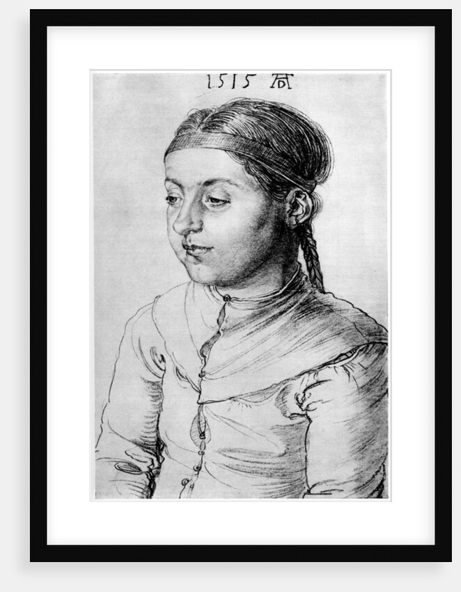 Head of a Girl by Albrecht Dürer