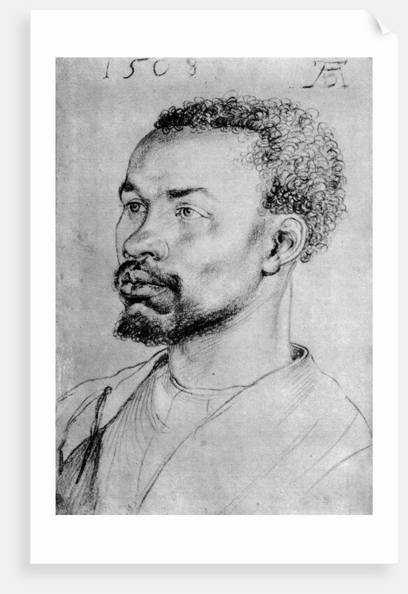 Portrait of a Negro by Albrecht Dürer