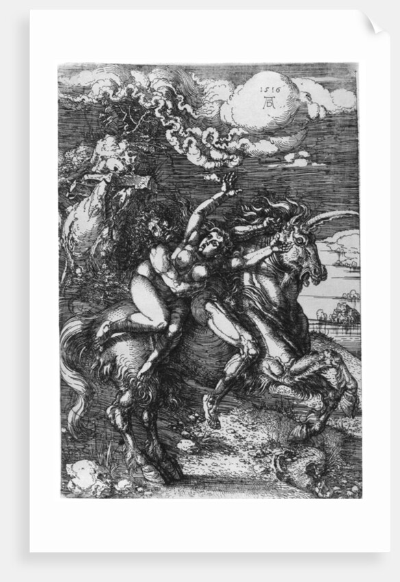 The Abduction on the Unicorn by Albrecht Dürer