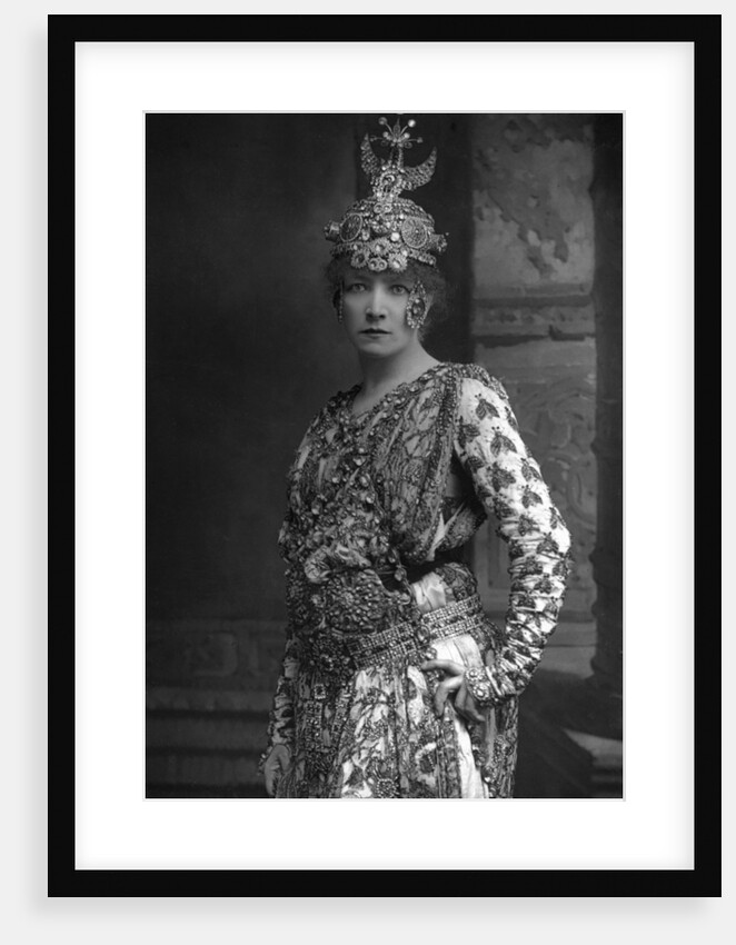 Sarah Bernhardt (1844-1923), French stage actress by W&D Downey