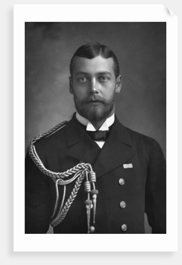 Prince George, the Prince of Wales and future King George V by W&D Downey