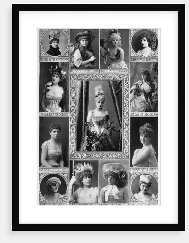 Leading actresses of the 19th century by W&D Downey