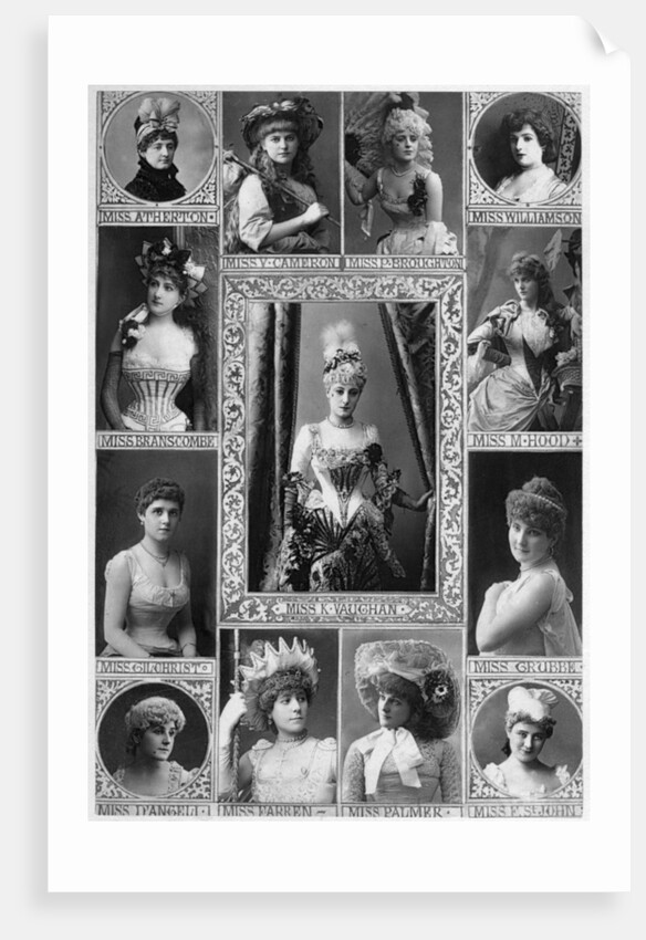 Leading actresses of the 19th century by W&D Downey