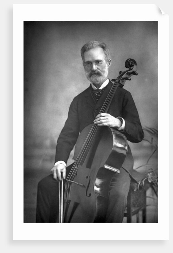 Carlo Alfredo Piatti (1822-1901), Italian violoncellist by W&D Downey
