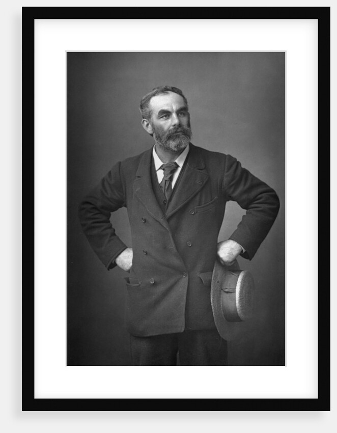John Burns (1858-1943), English trade unionist, anti-racist, socialist and politician by W&D Downey