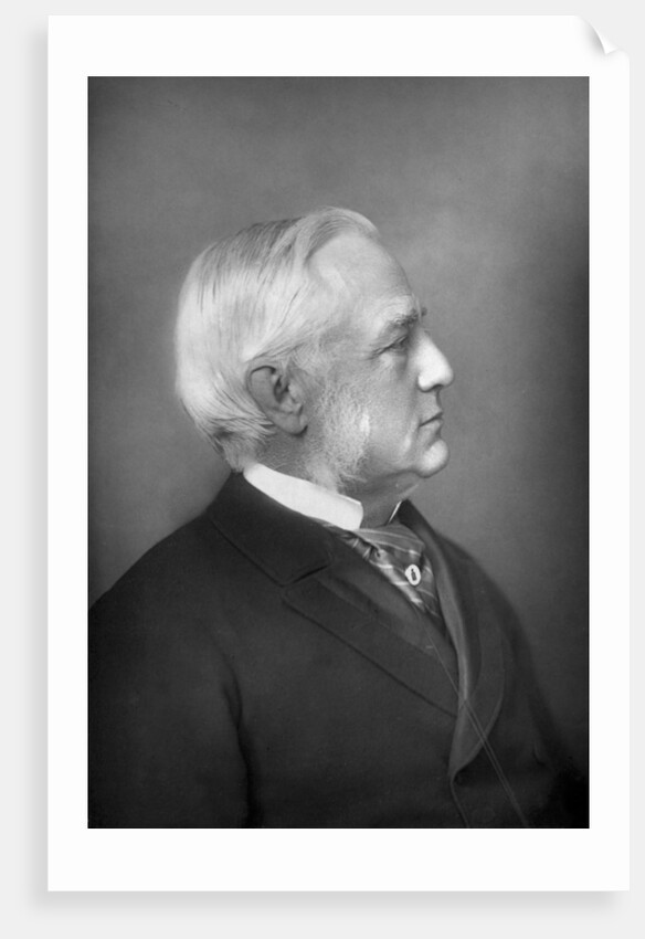 Professor Max Müller (1823-1900), German philologist and Orientalist by W&D Downey